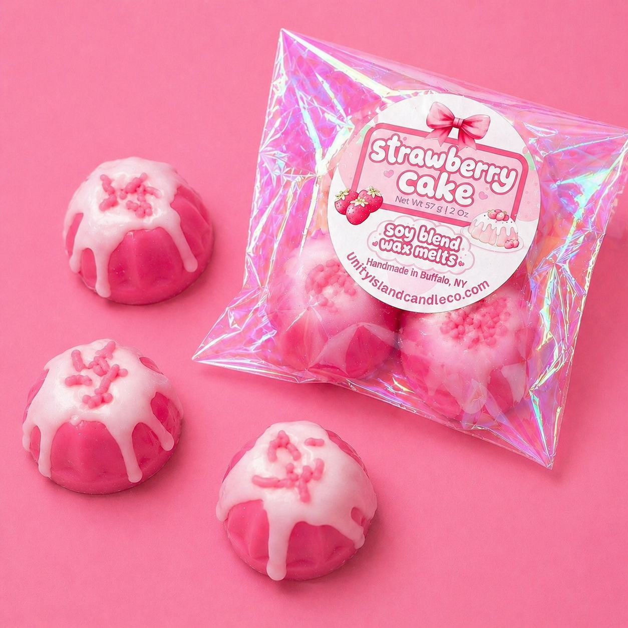 Strawberry Cake Bundt Cake Wax Melts